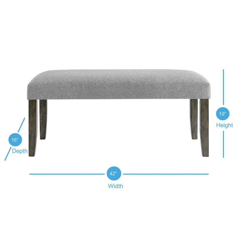 Banc de salle à manger capitonné